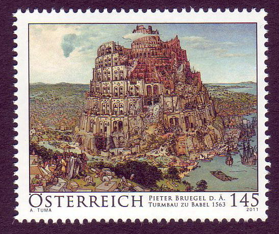 Alte Meister - Pieter Bruegel d. Ä. - Der Turmbau zu Babel