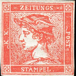 Kopf des Merkur - Roter Merkur