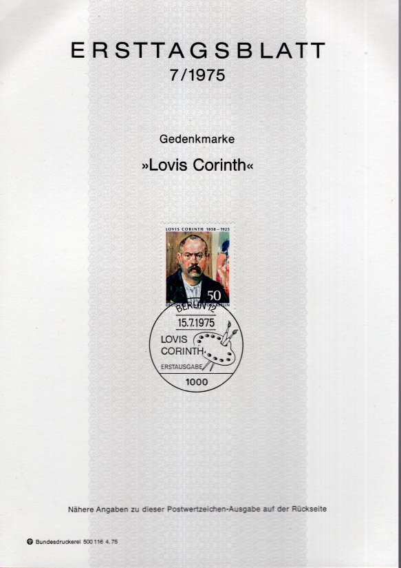 50. Todestag Lovis Corinth