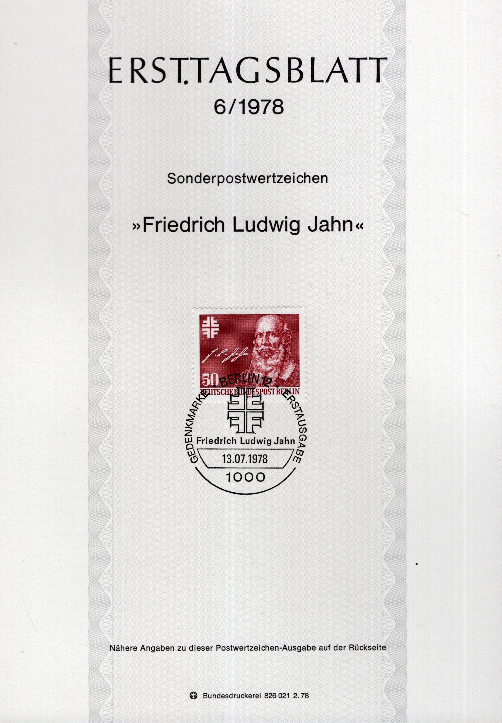 200. Geburtstag Friedrich Ludwig Jahn