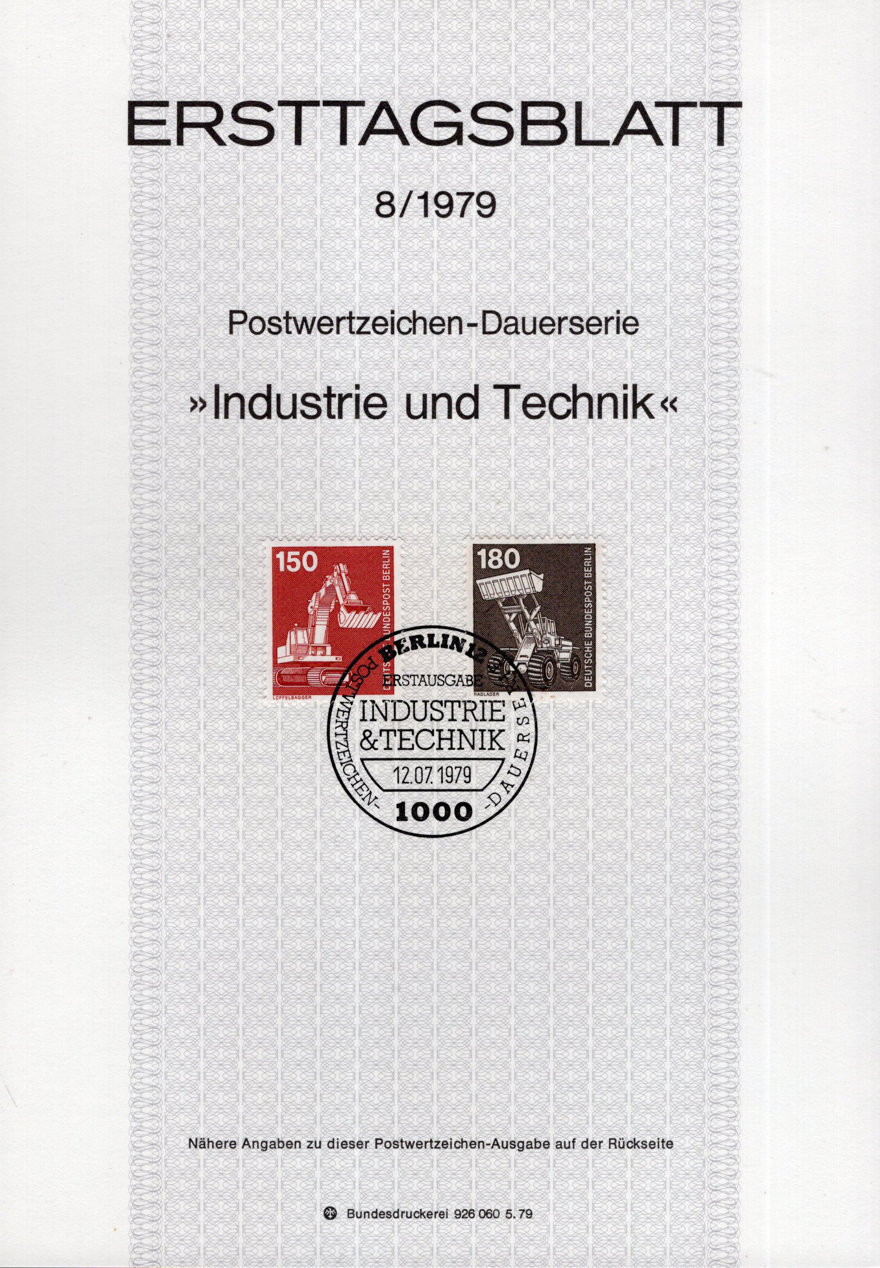 Dauerserie Industrie und Technik - Löffelbagger - Radlader