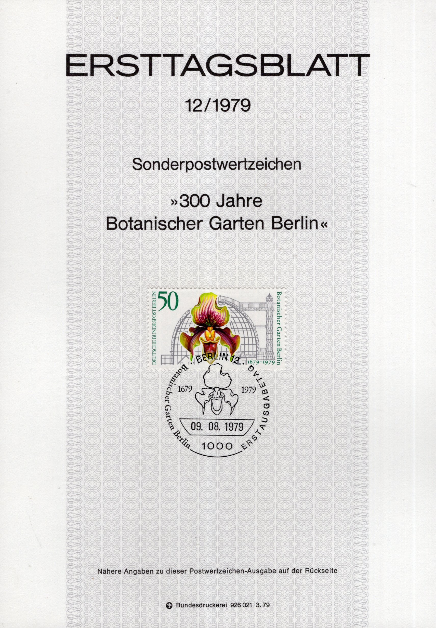 300 Jahre Botanischer Garten Berlin