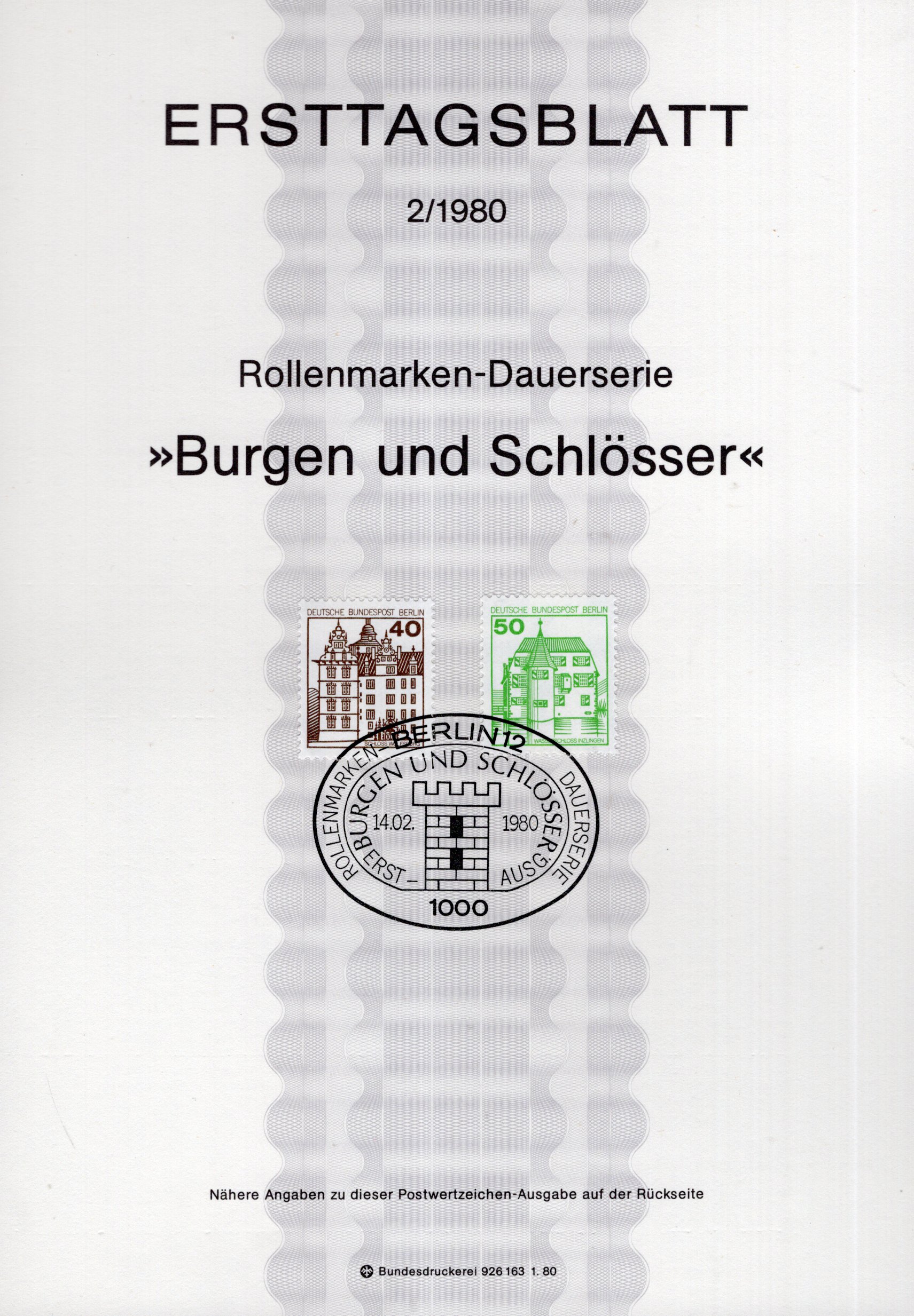 Dauerserie Burgen und Schlösser - Schloß Wolfsburg - Wasserschloß Inzlingen