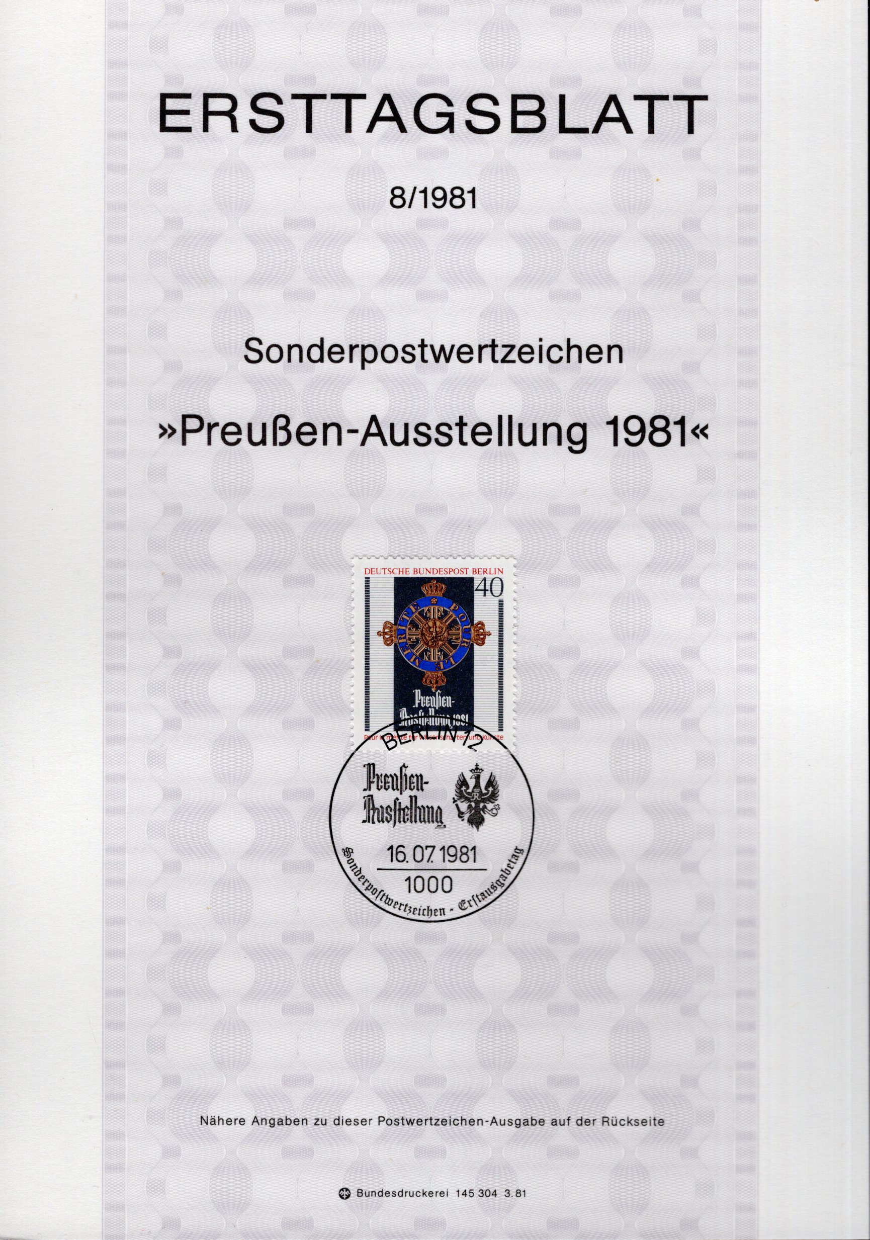 Preußen - Ausstellung 1981