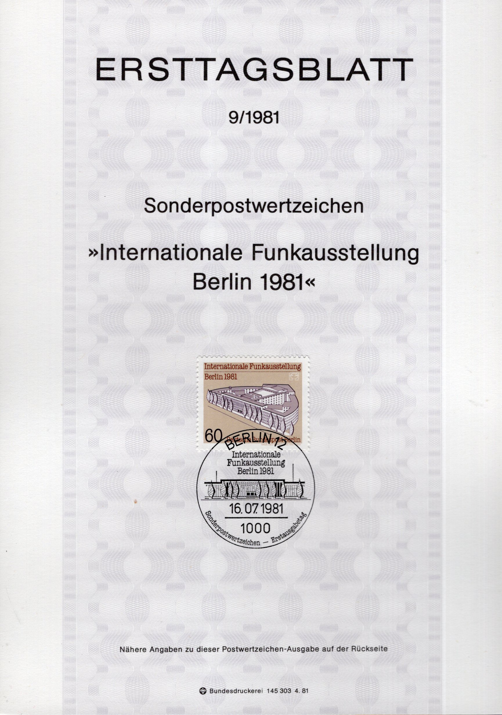 Internationale Funkausstellung Berlin 1981