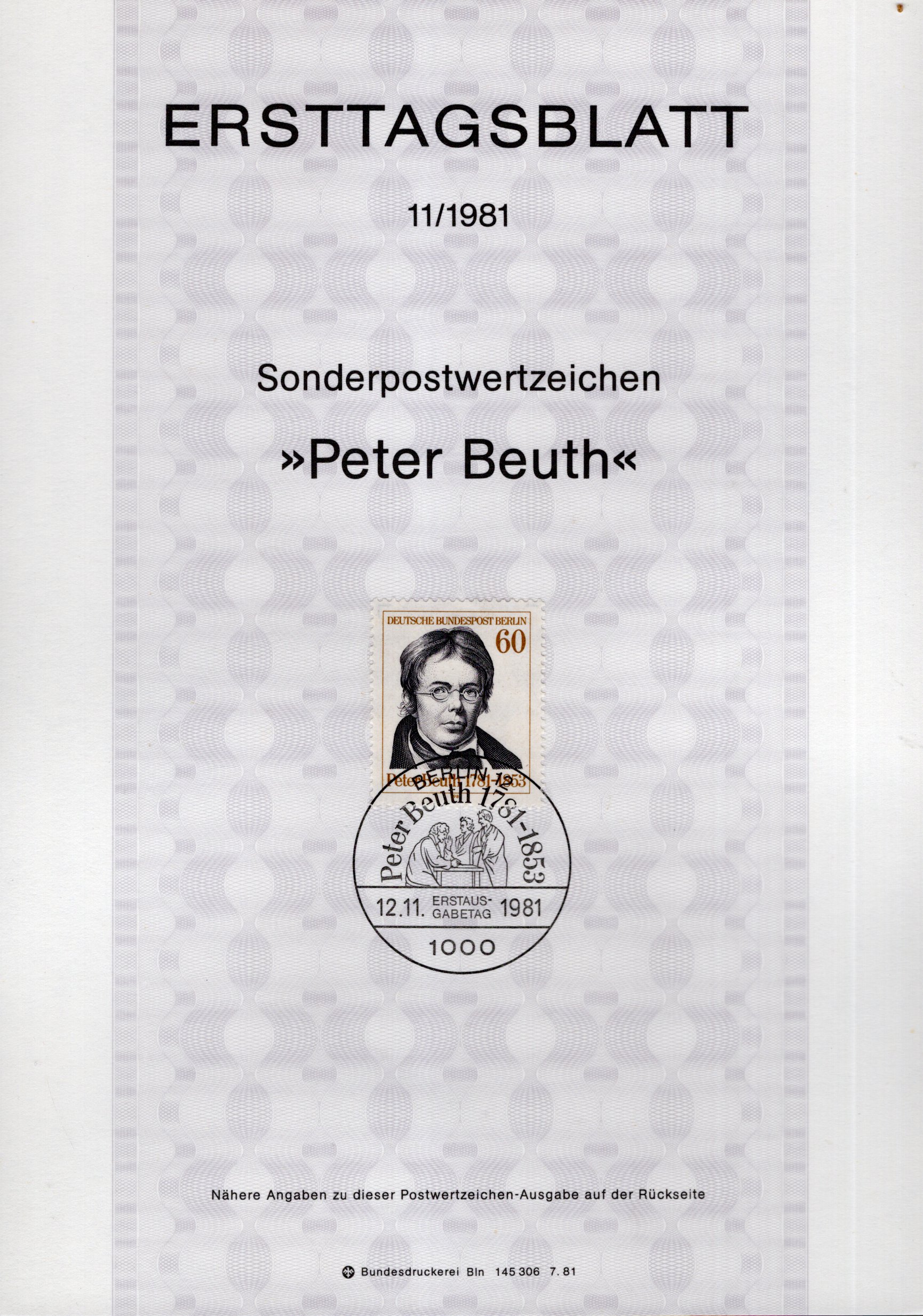 200. Geburtstag Peter Beuth