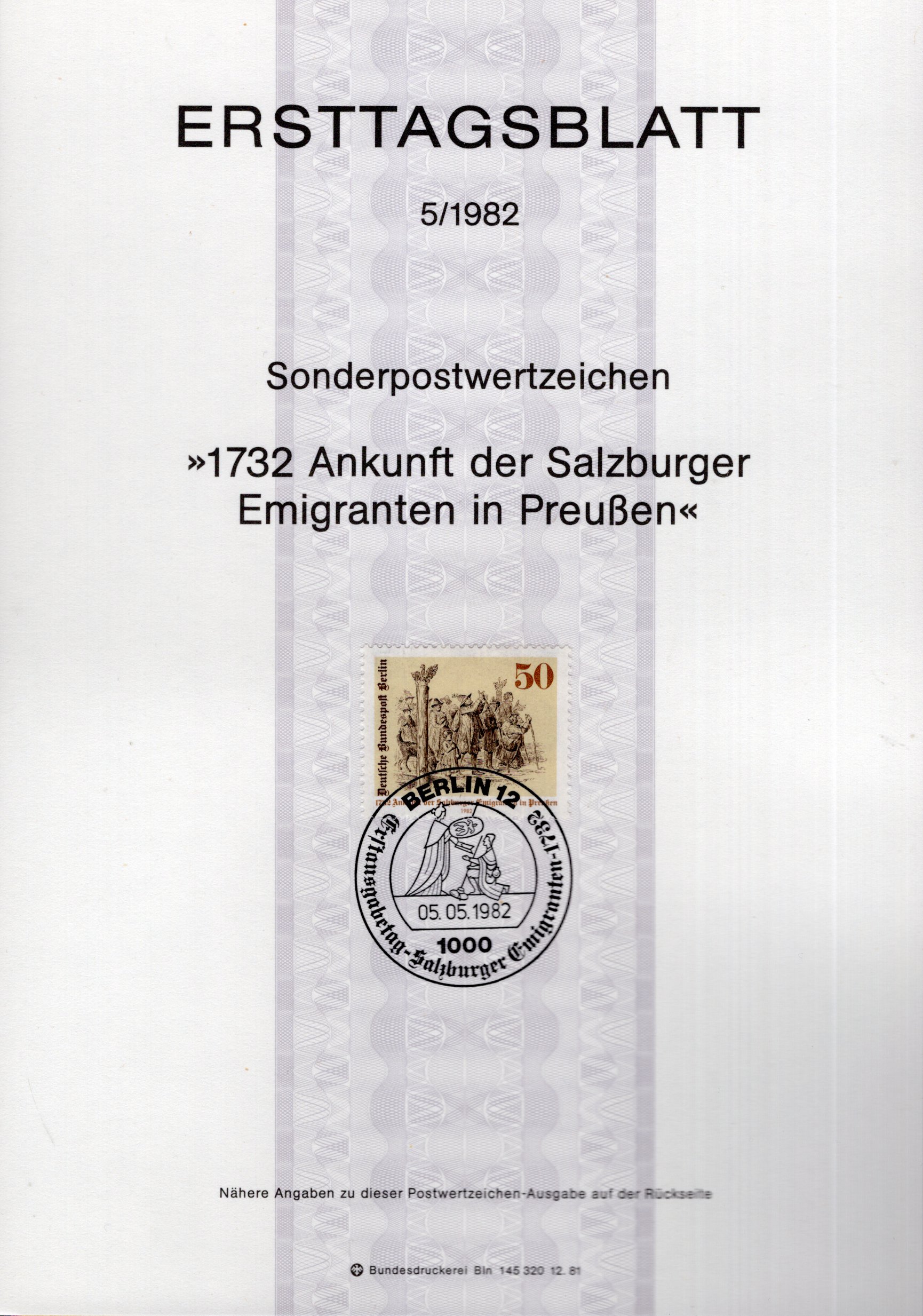 1732 - Ankunft der Salzburger Emigranten in Preußen