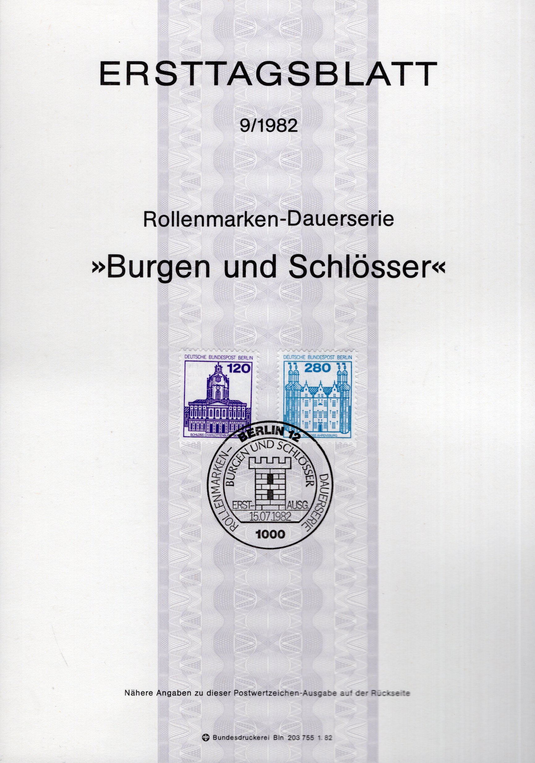 Dauerserie Burgen und Schlösser - Schloß Charlottenburg - Schloß Ahrensburg