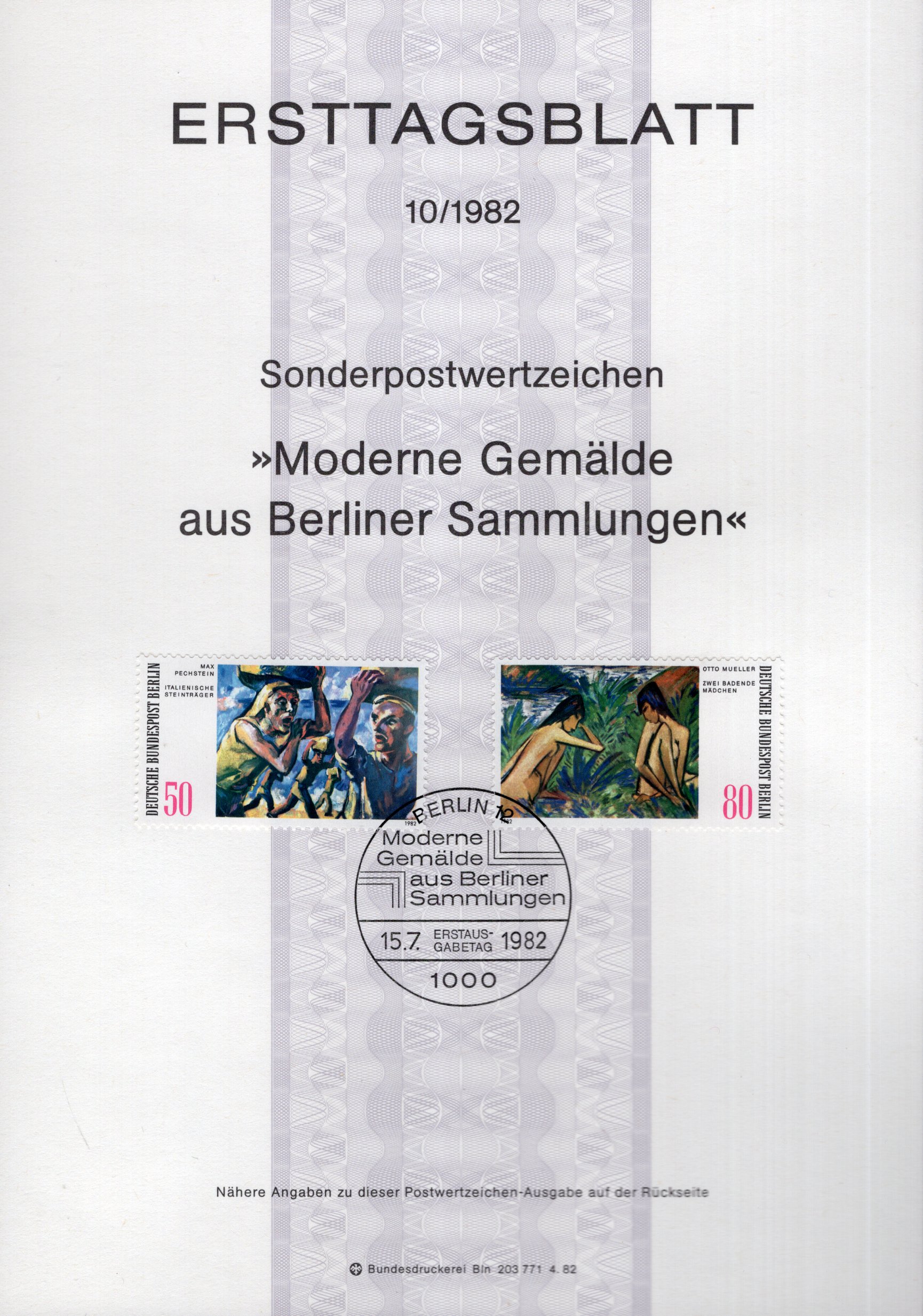 Moderne Gemälde aus Berliner Sammlungen - Max Pechstein - Otto Mueller