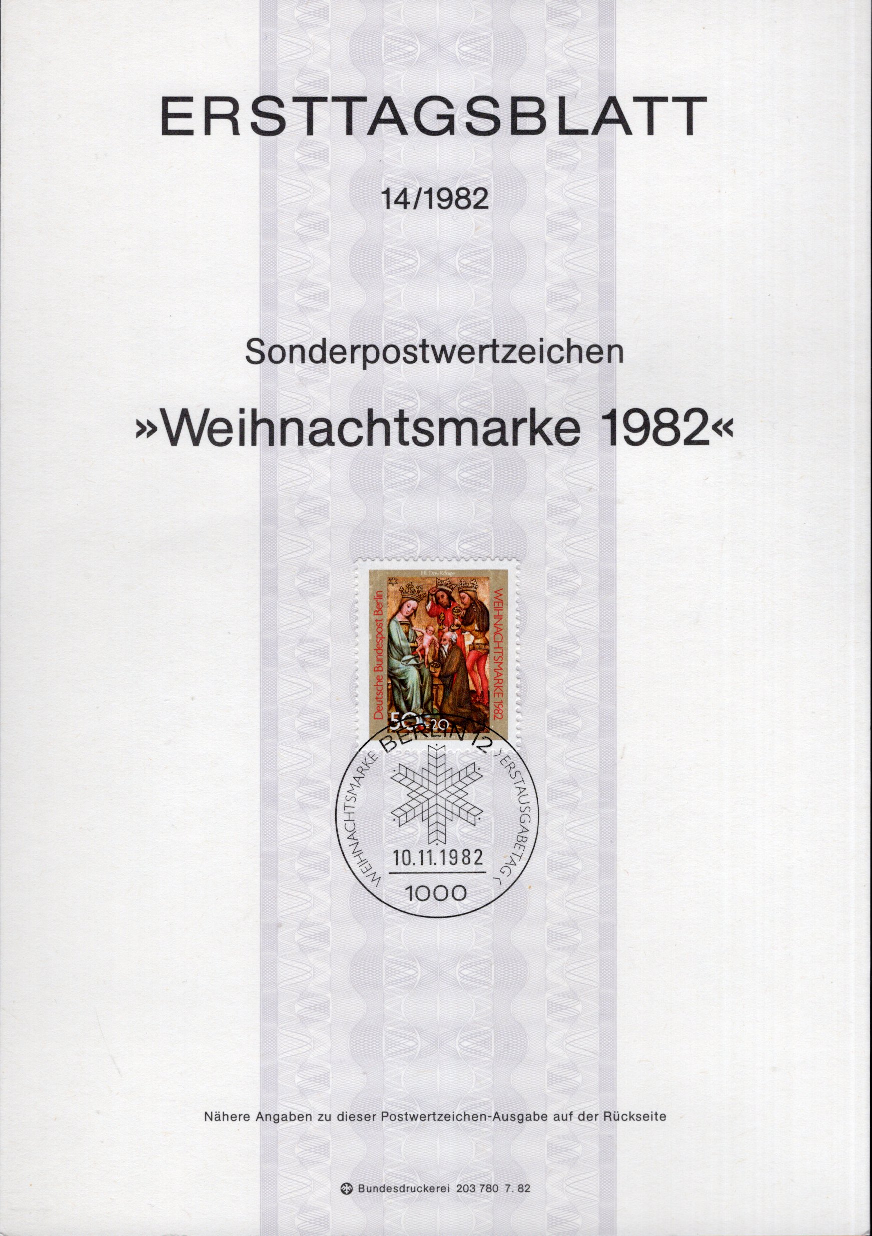 Weihnachtsmarke 1982