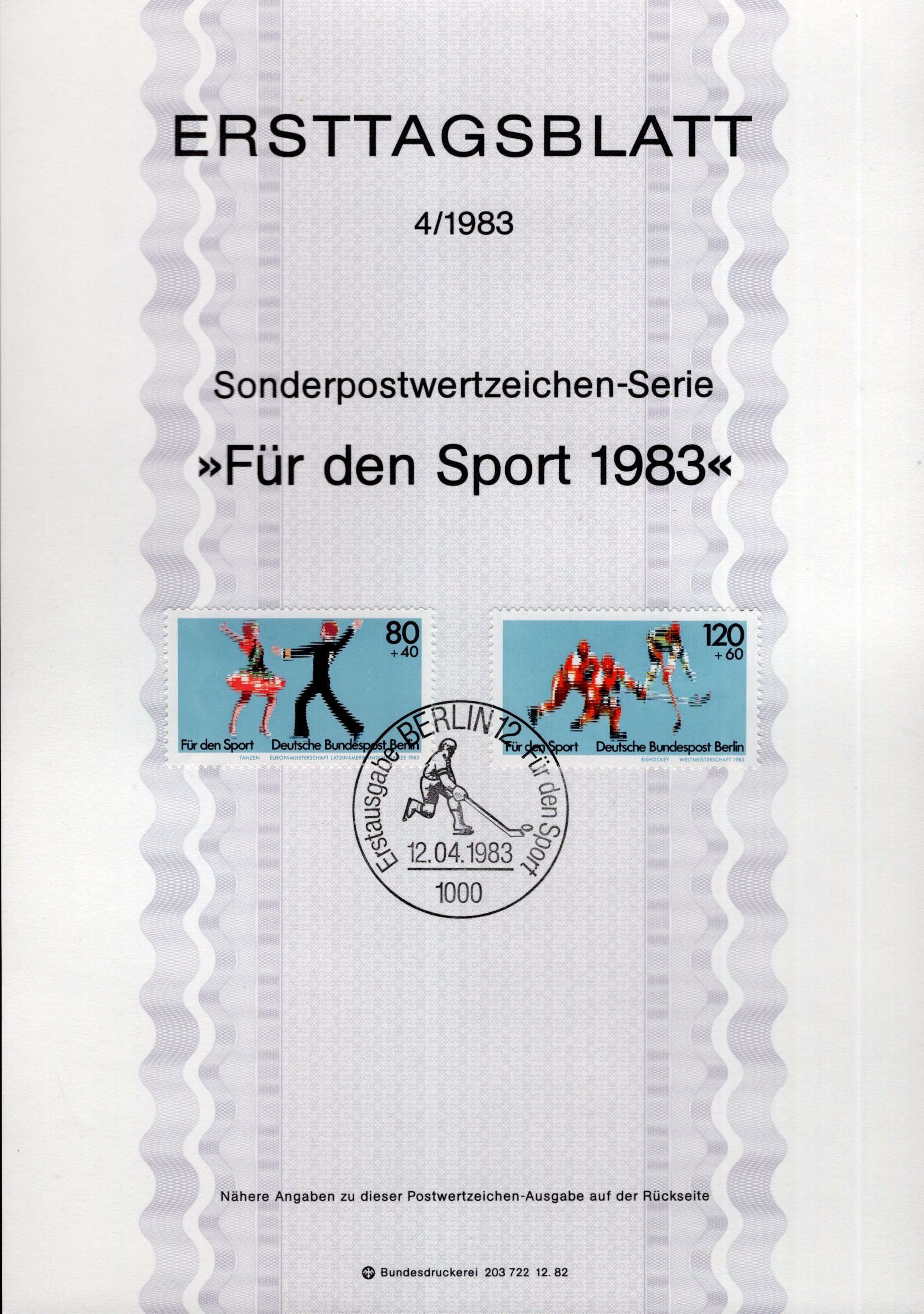 Für den Sport 1983