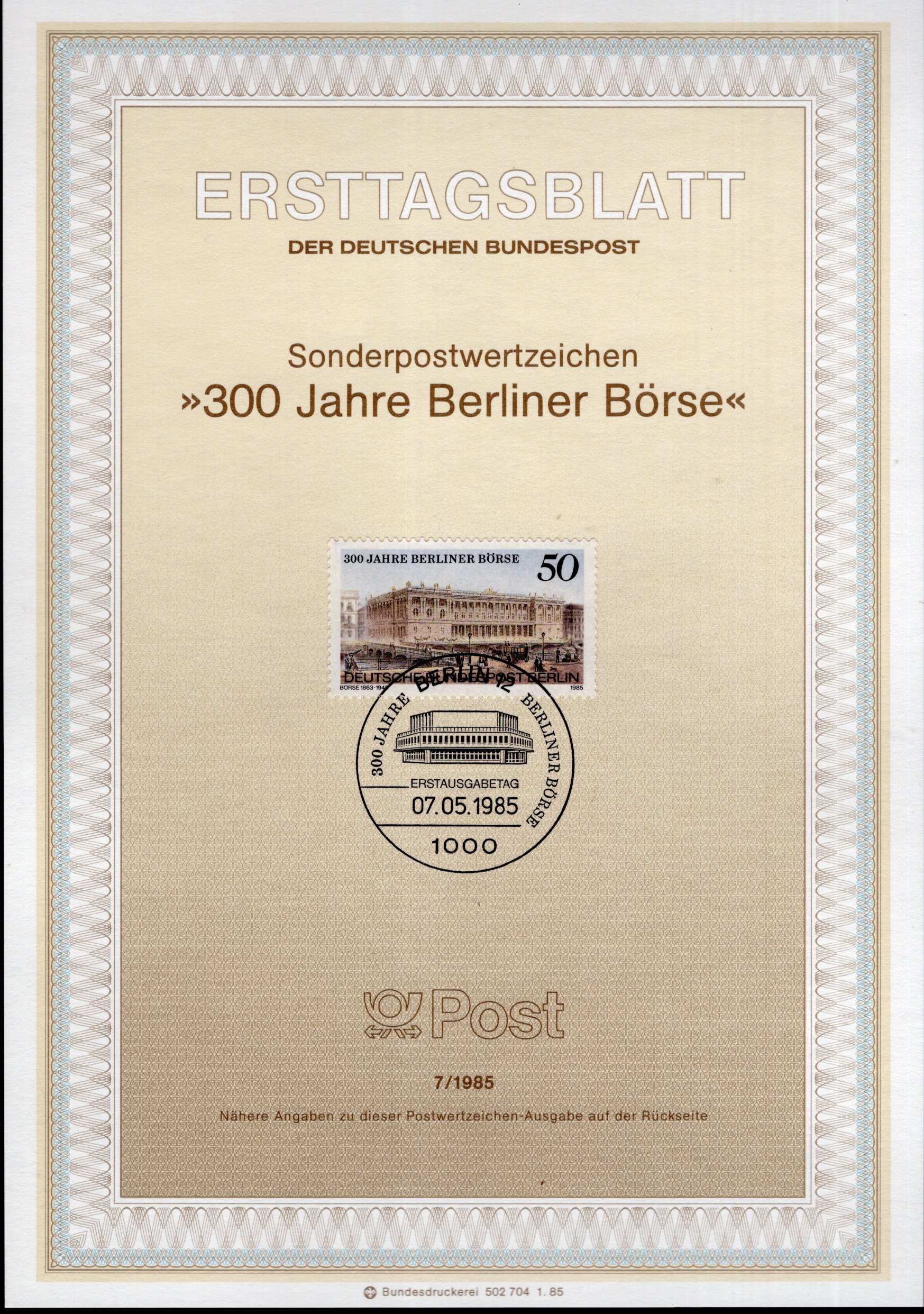 300 Jahre Berliner Börse