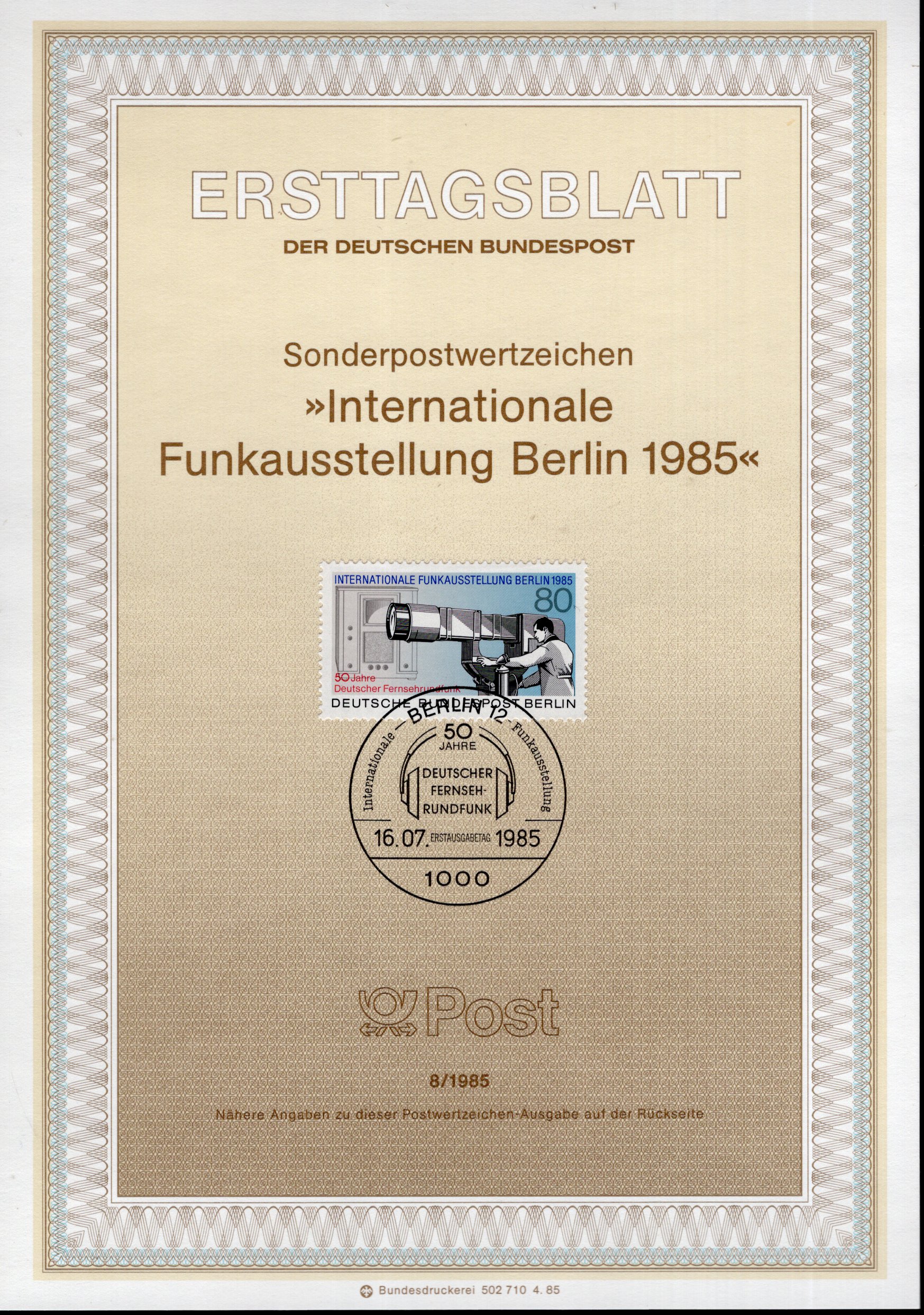 Internationale Funkausstellung Berlin 1985