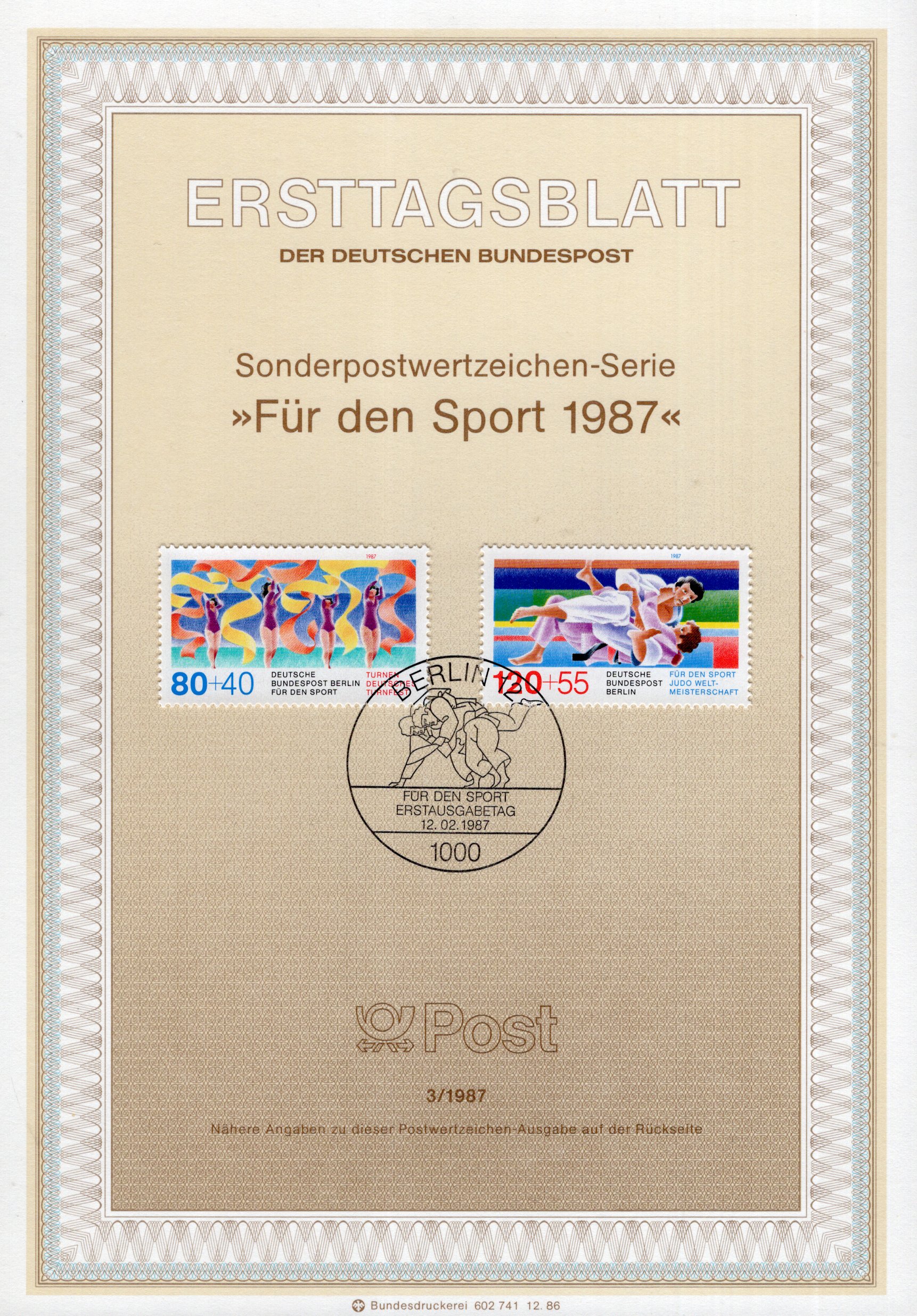 Für den Sport 1987