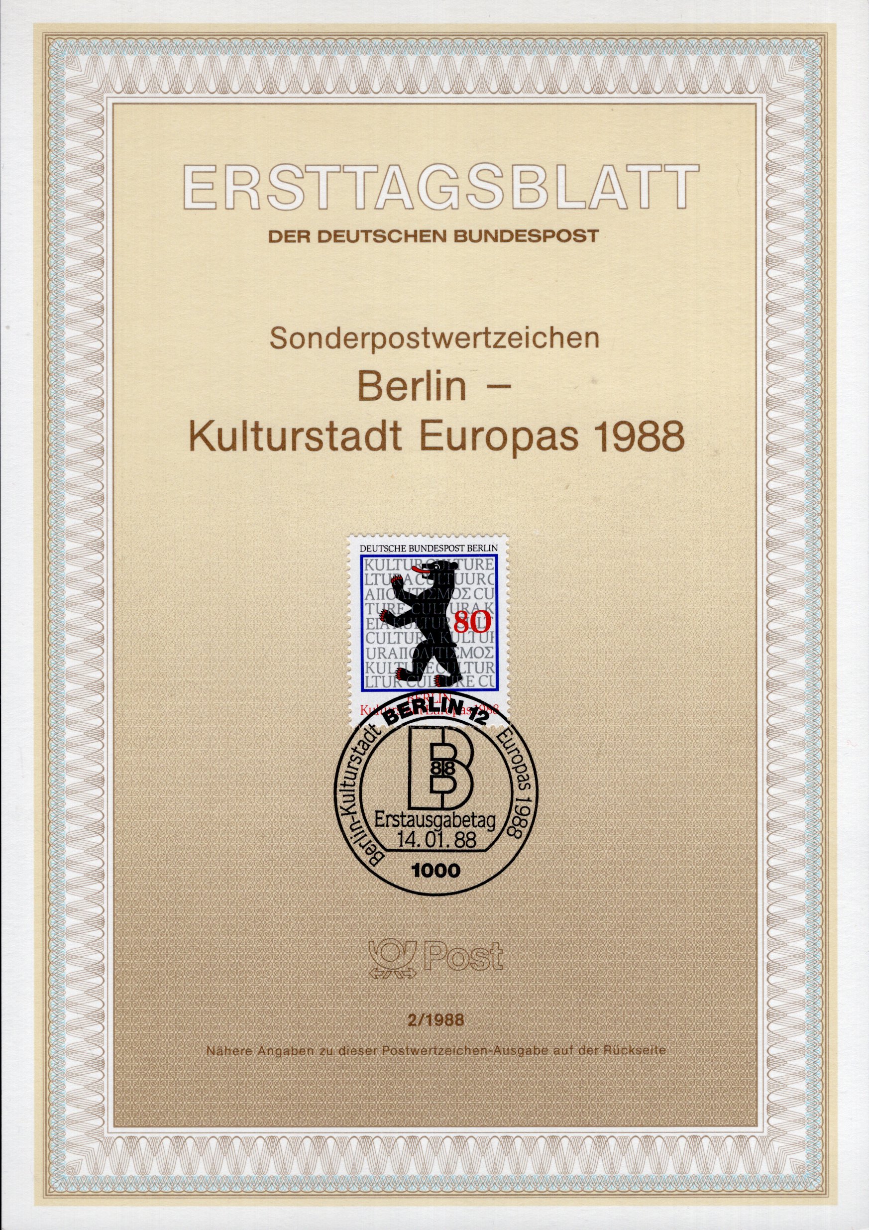 Berlin - Kulturstadt Europas 1988