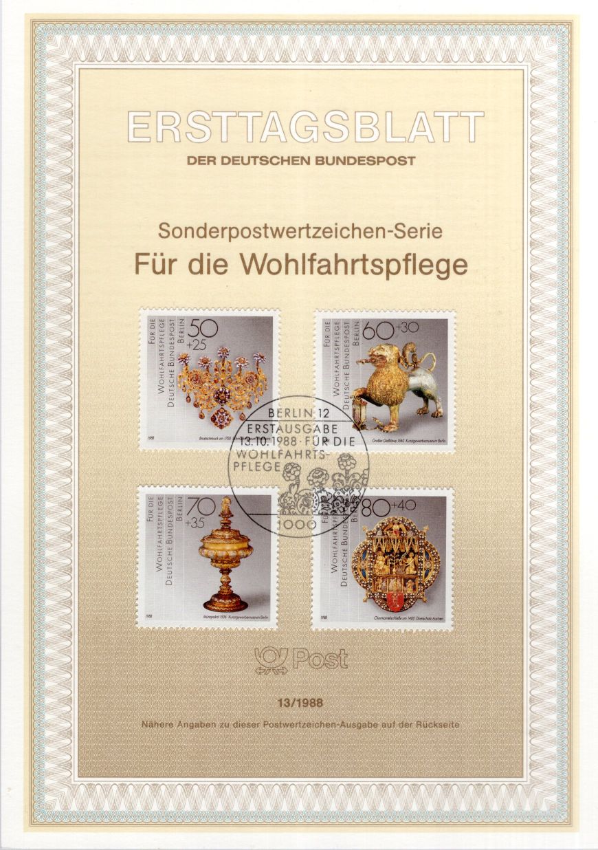 Für die Wohlfahrtspflege - Gold und silberschmiedekunst