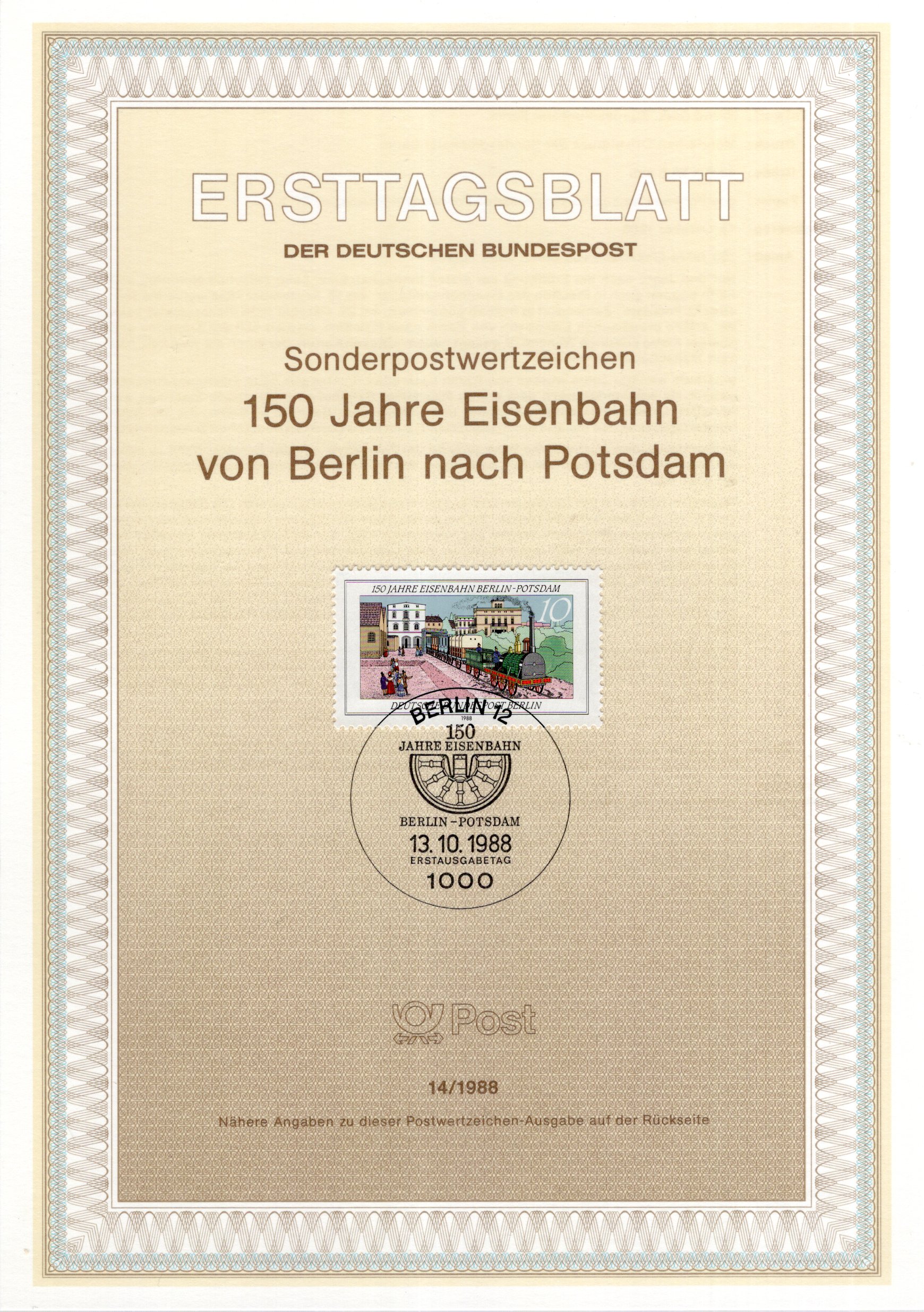 150 Jahre Eisenbahn von Berlin nach Potsdam