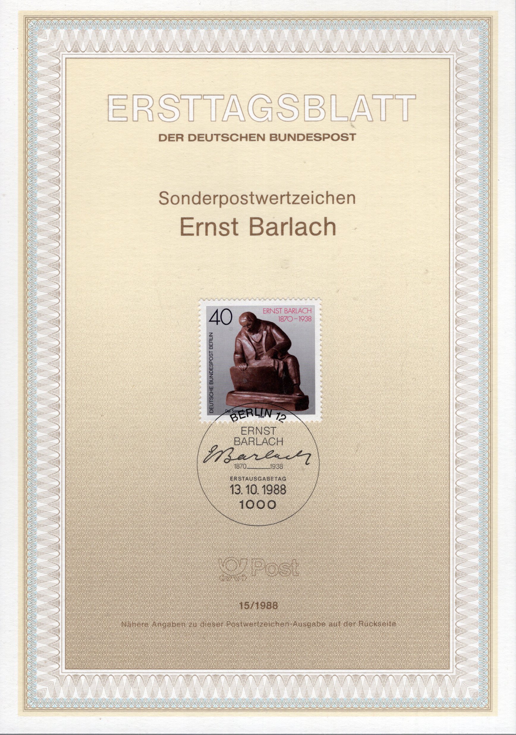 50. Todestag Ernst Barlach