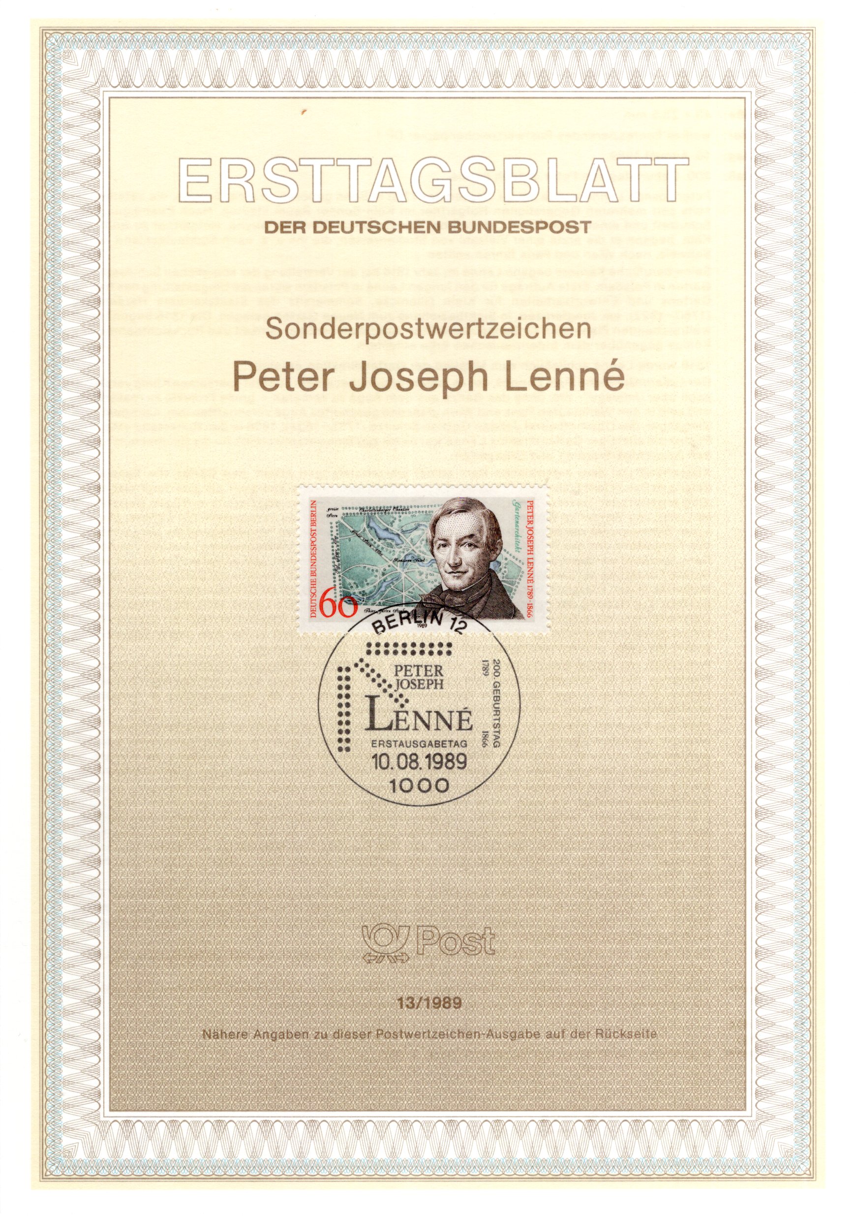 200. Geburtstag Peter Joseph Lenne