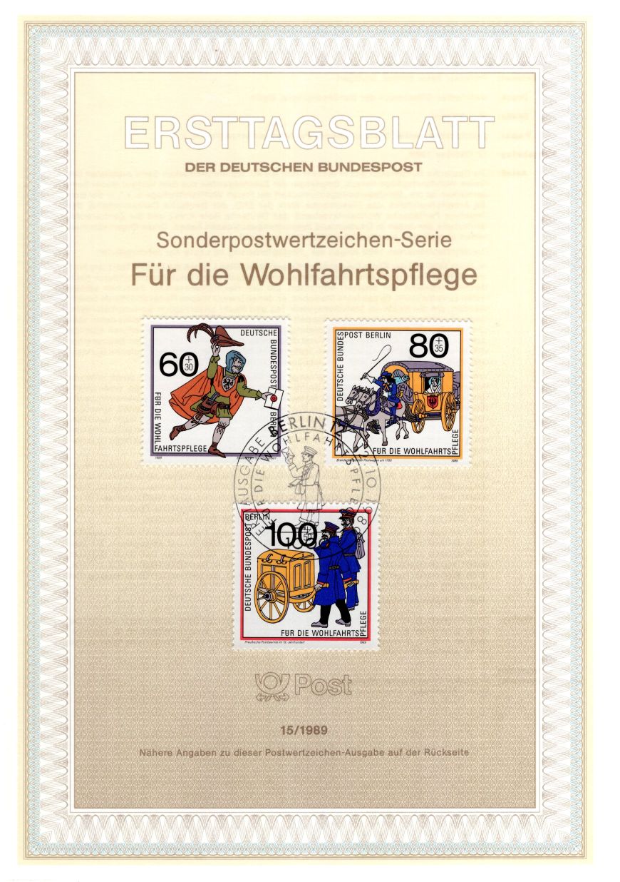 Für die Wohlfahrtspflege - Postbeförderung im Laufe der Jahrhunderte