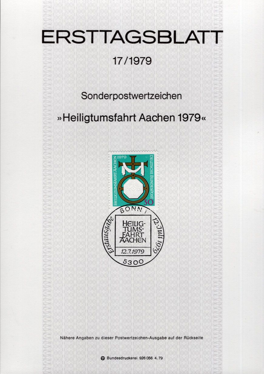 Heiligtumsfahrt Aachen 1979