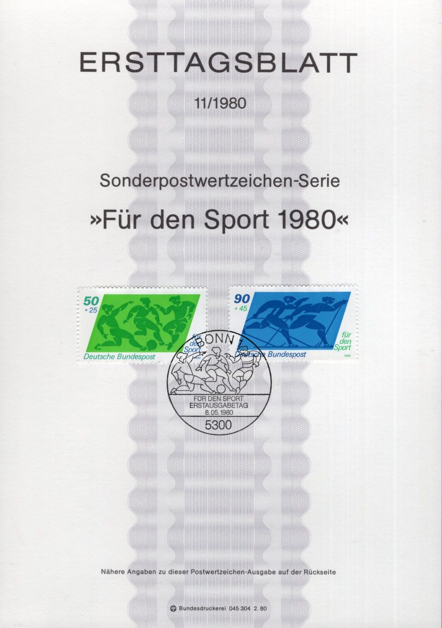 Für den Sport 1980