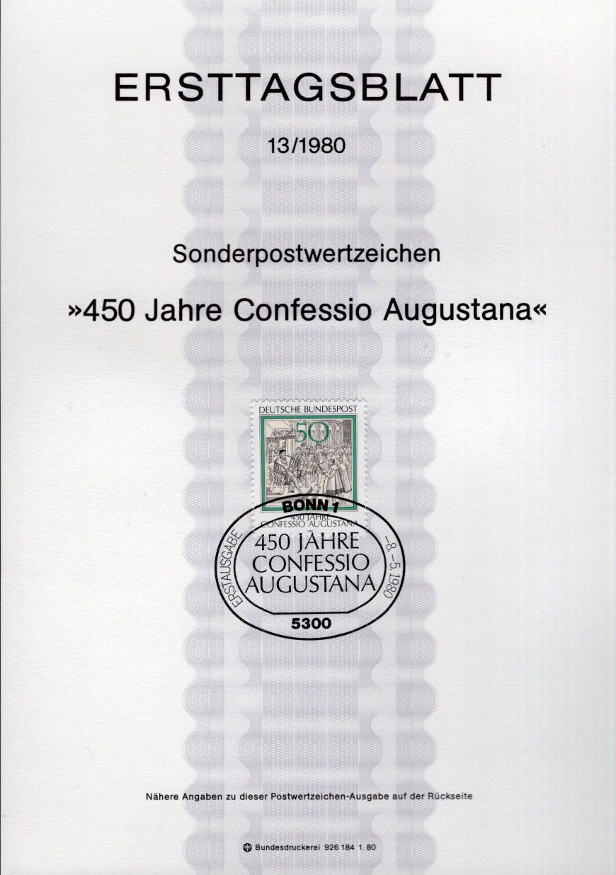 450 Jahre Confessio Augustana