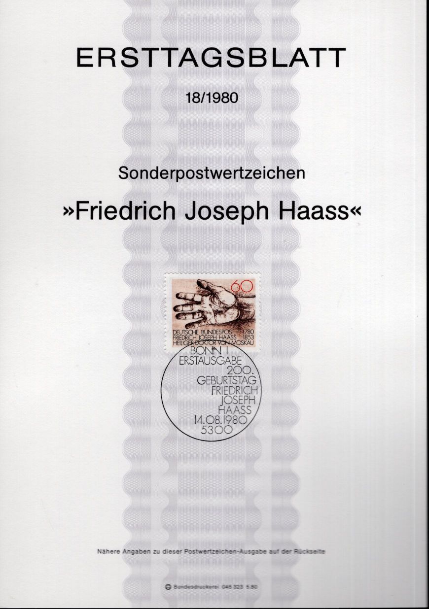 200. Geburtstag Friedrich Joseph Haass