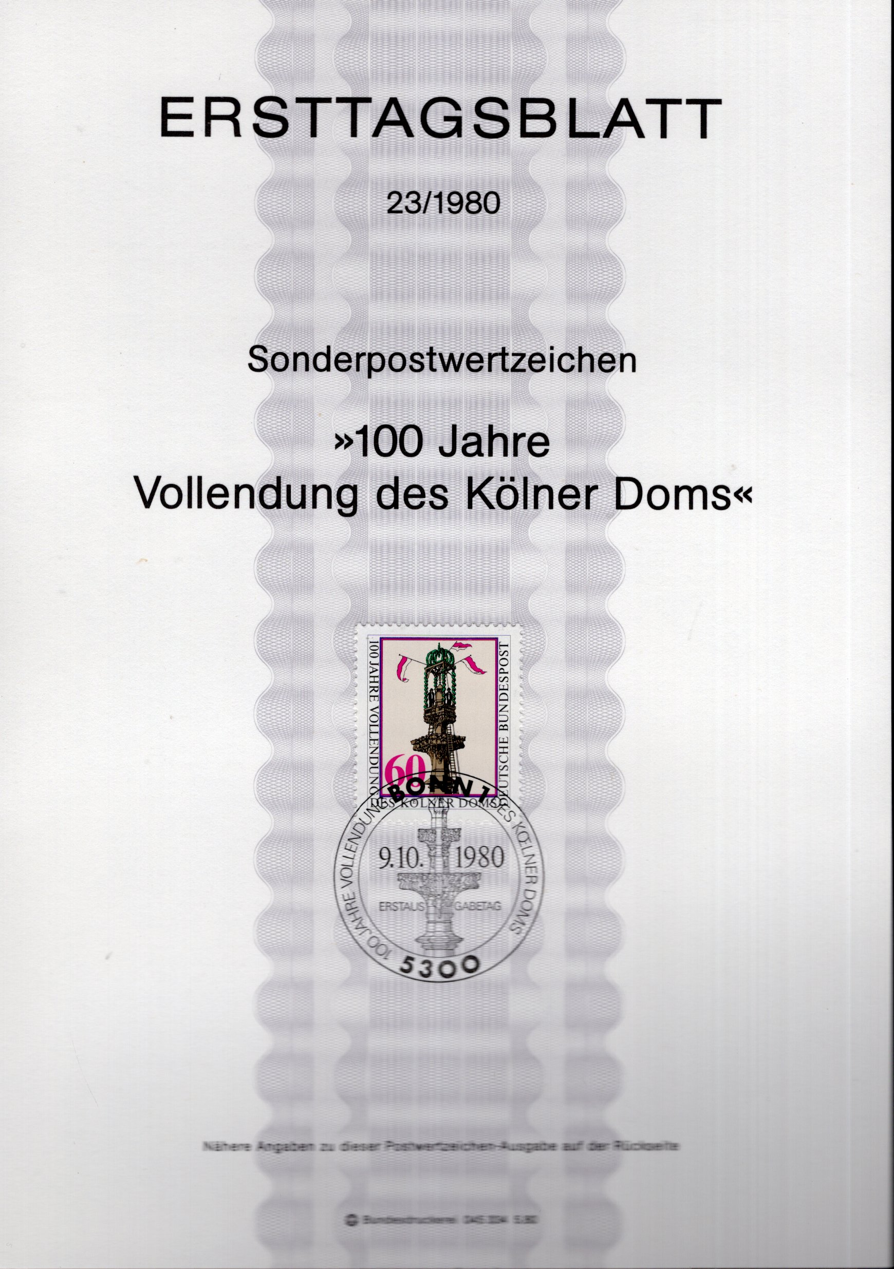 100 Jahre Vollendung des Kölner Doms