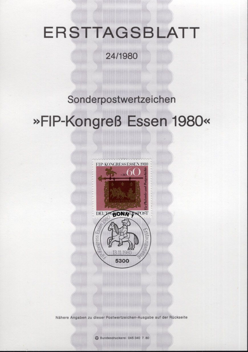 FIP - Kongreß Essen 1980