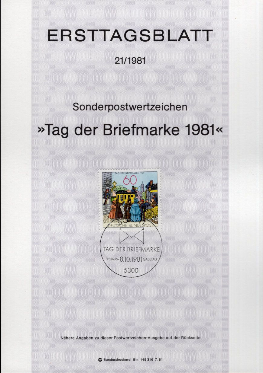 Tag der Briefmarke 1981