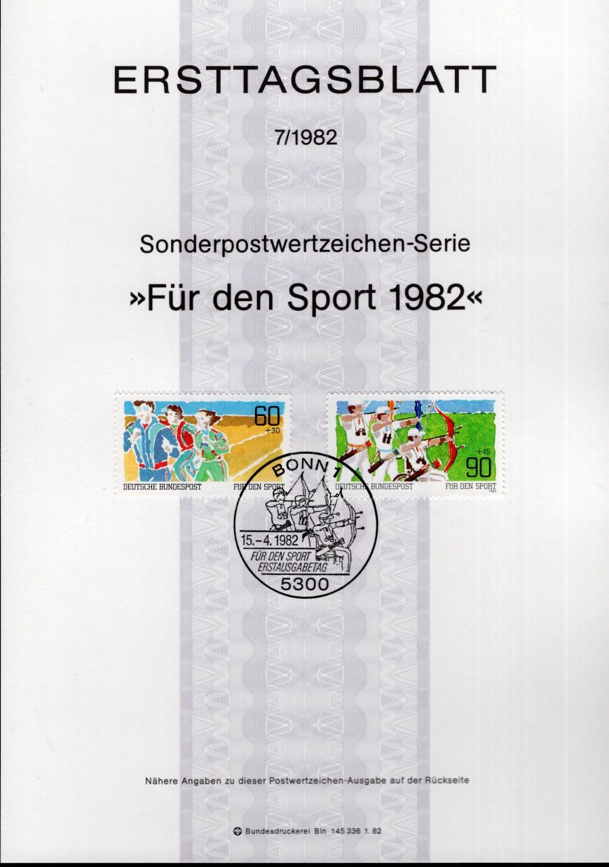 Für den Sport 1982