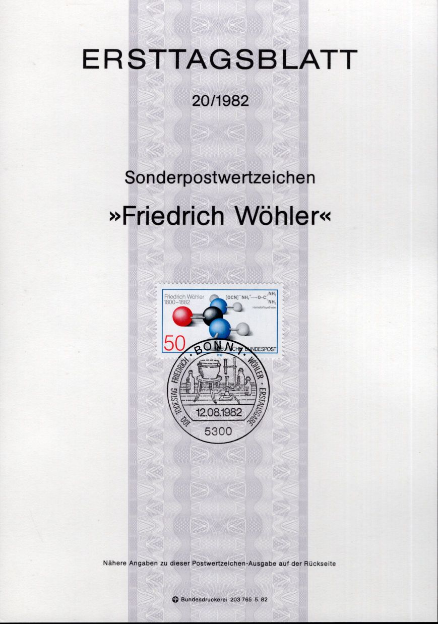 100. Todestag Friedrich Wöhler