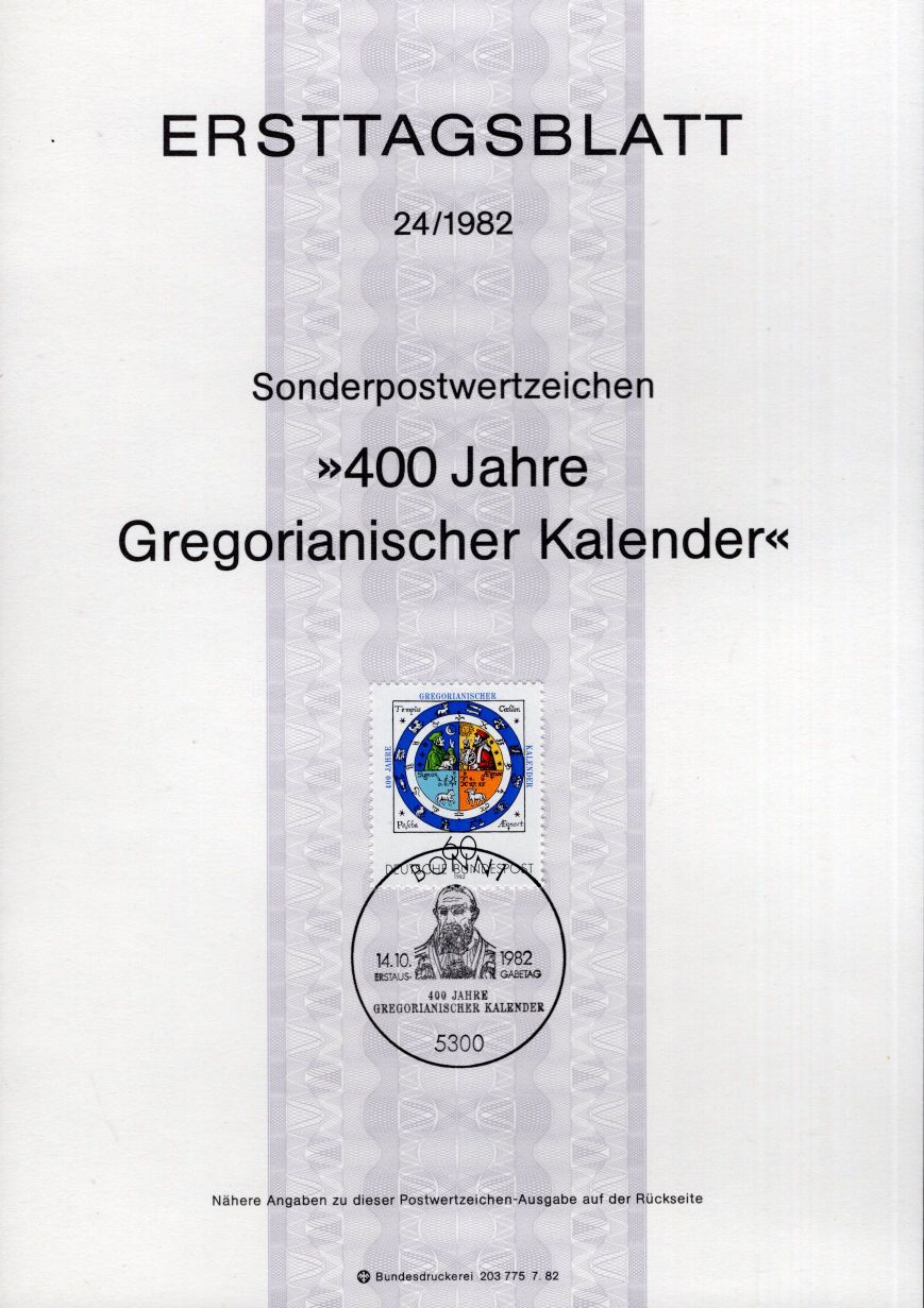 400 Jahre Gregorianischer Kalender