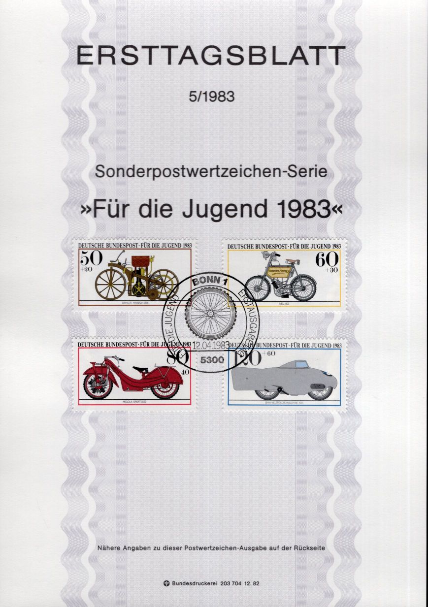 Für die Jugend 1983 - Historische Motorräder