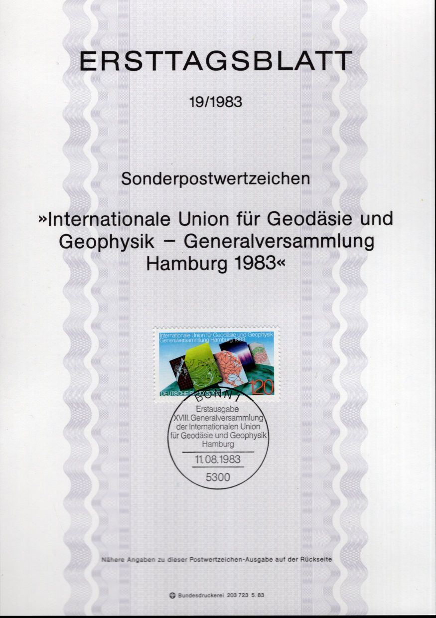 Internationale Union für Geodäsie und Geophysik - Generalversammlung Hamburg 1983