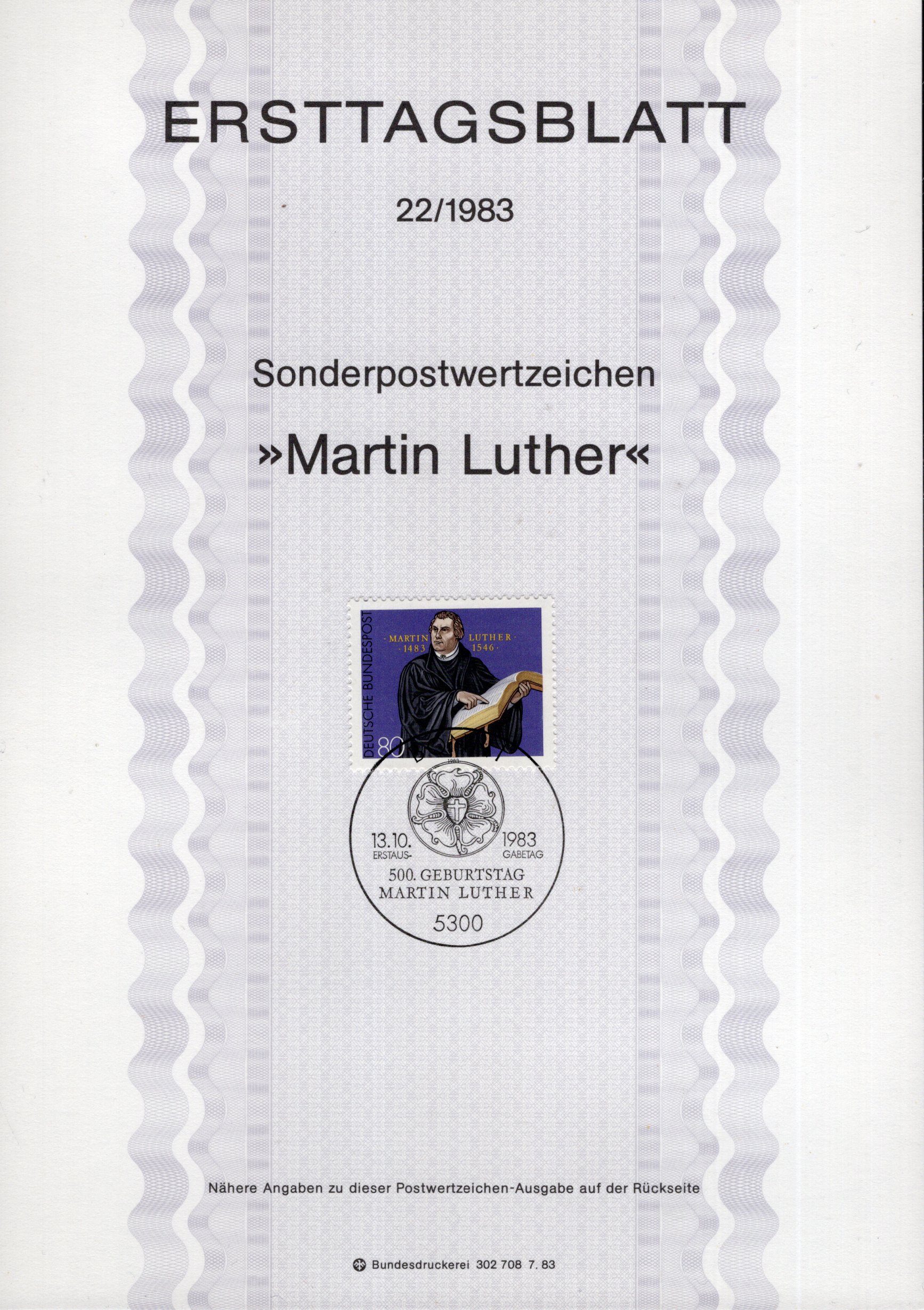 500. Geburtstag Martin Luther