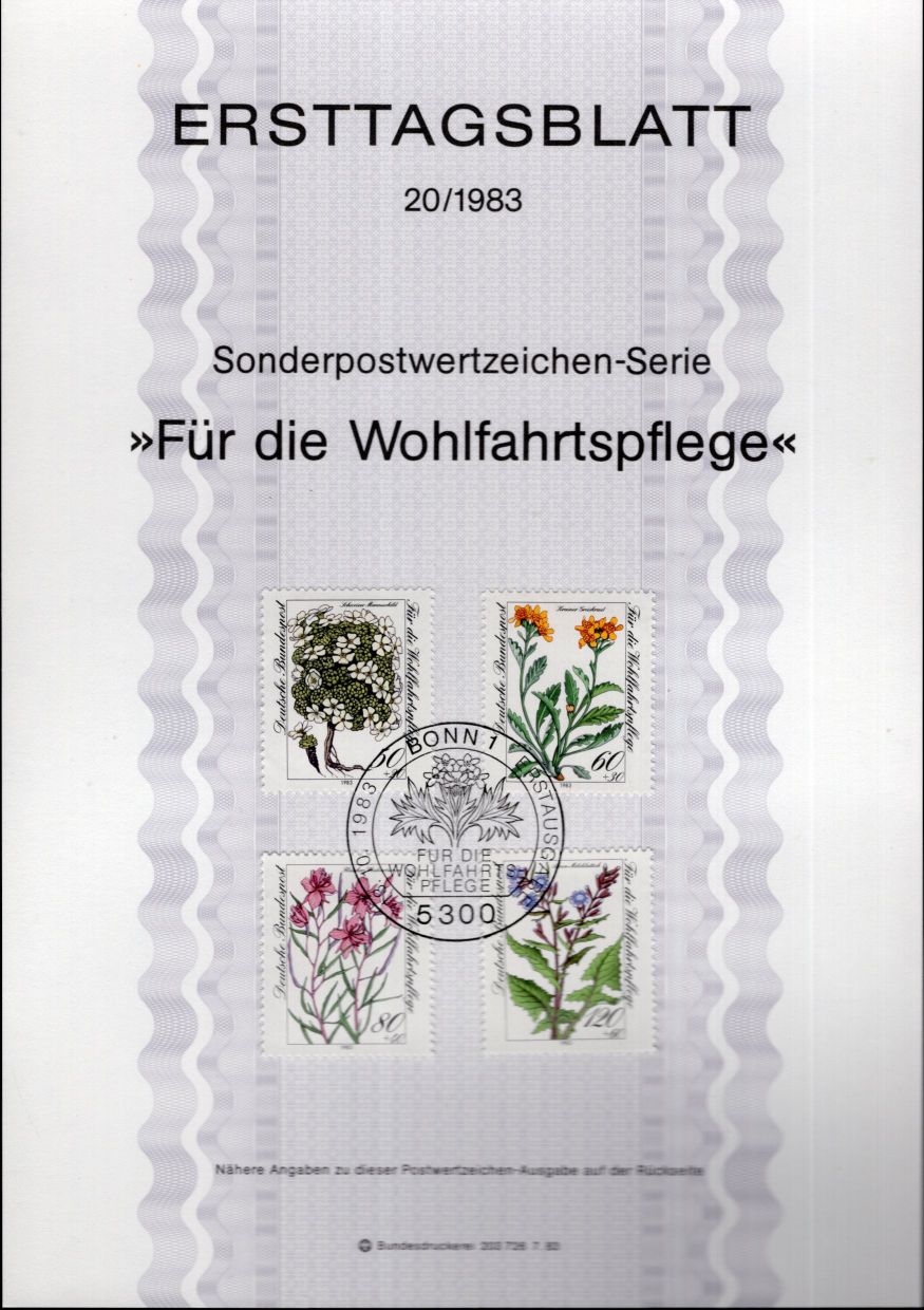 Für die Wohlfahrtspflege - Gefährdete Alpenblumen