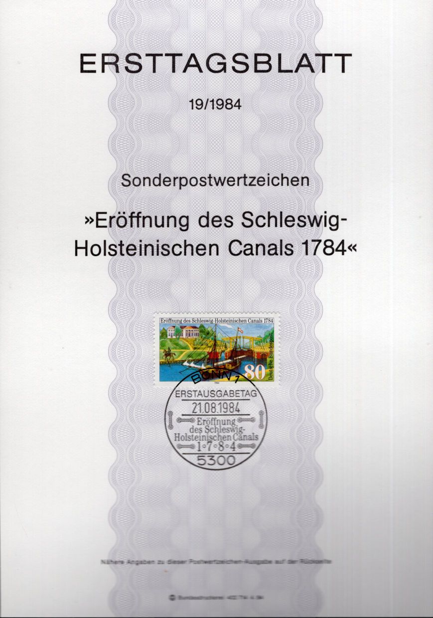 Eröffnung des Schleswig - Holsteinischen Canals 1784