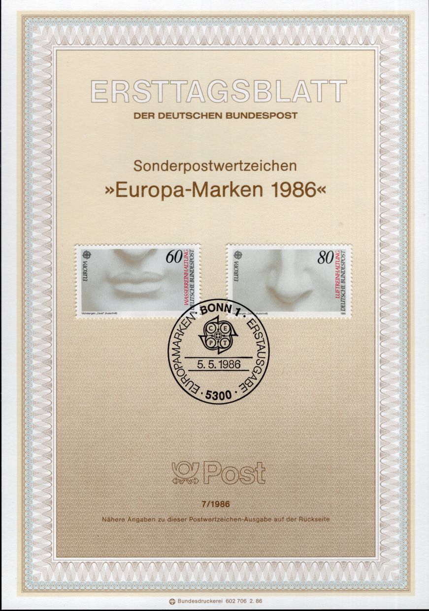 Europa - Marken 1986