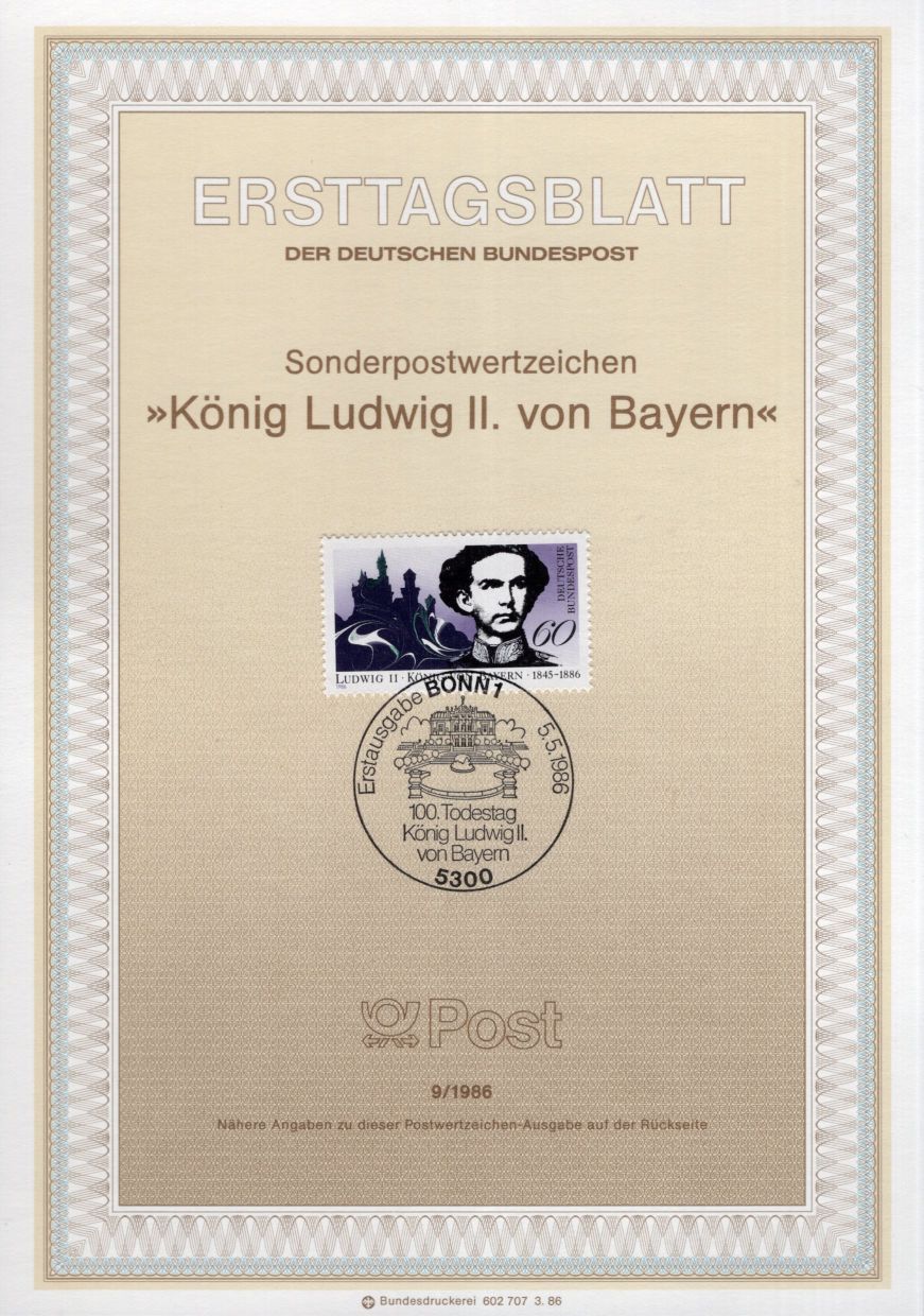 100. Todestag König Ludwig II. von Bayern