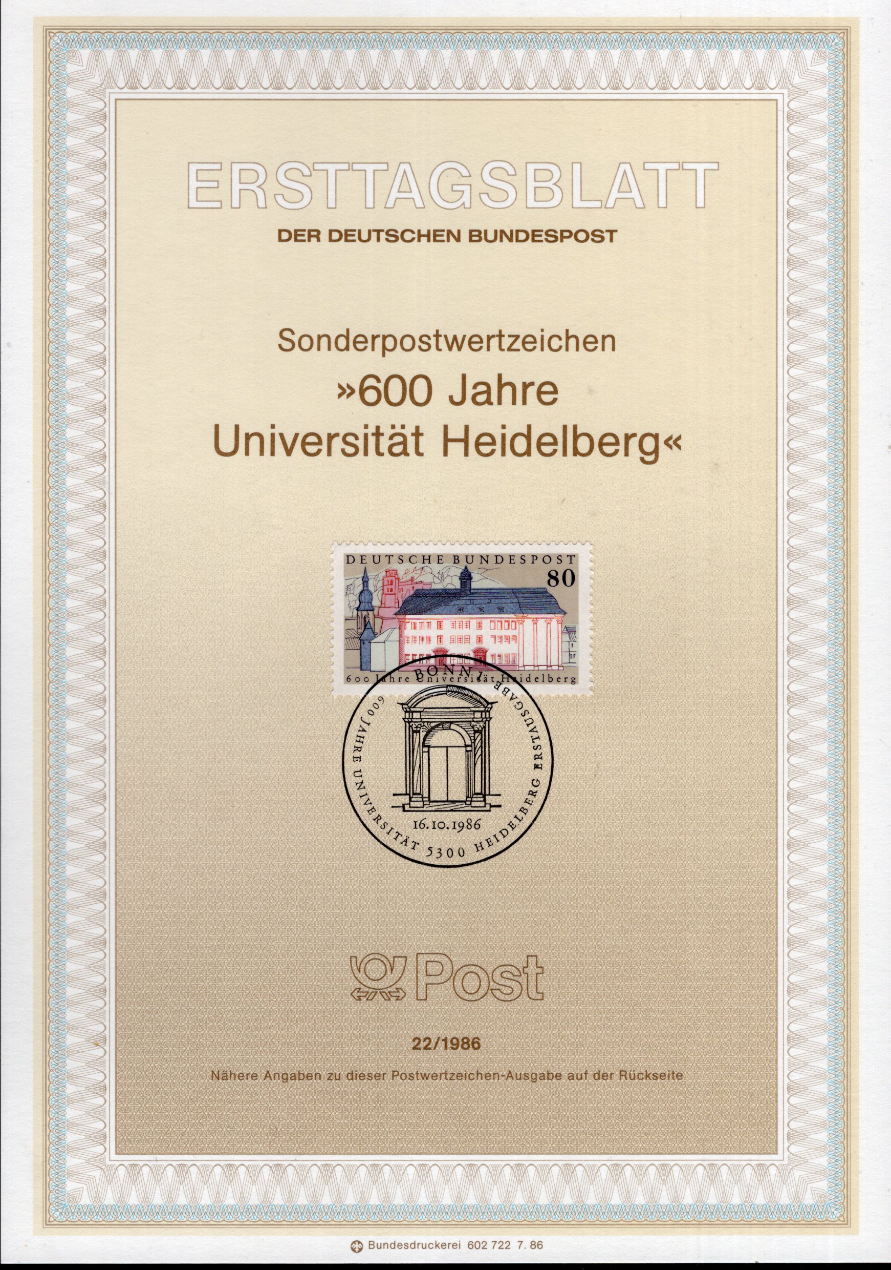 600 Jahre Universität Heidelberg