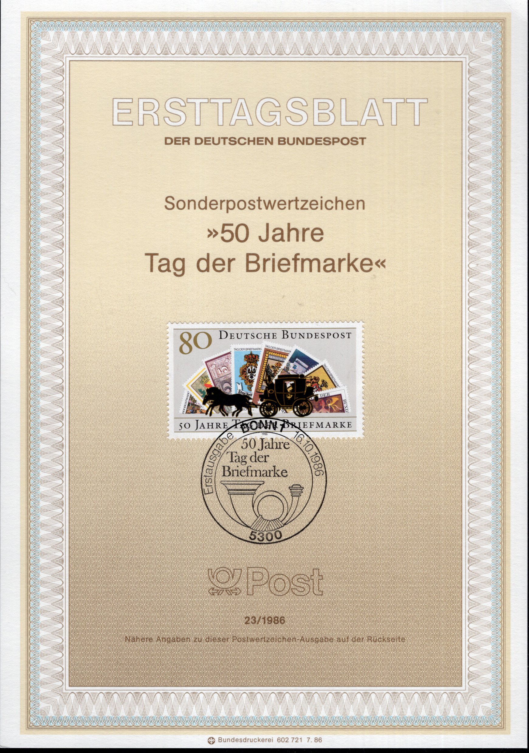 50 Jahre Tag der Briefmarke