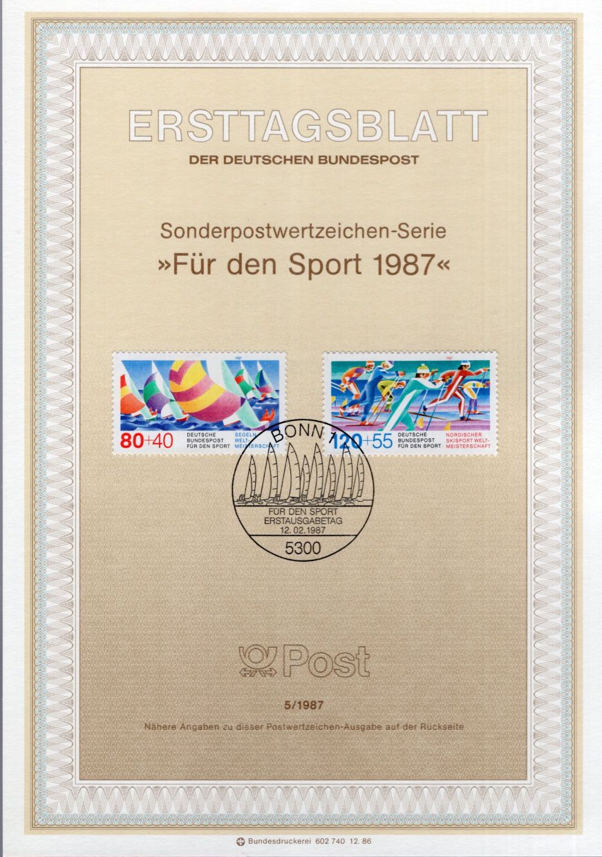 Für den Sport 1987