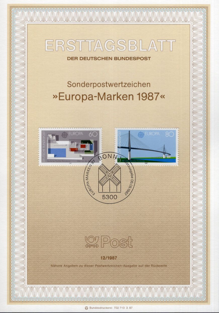 Europa - Marken 1987