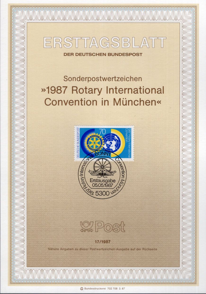 1987 Rotary International Convention in München