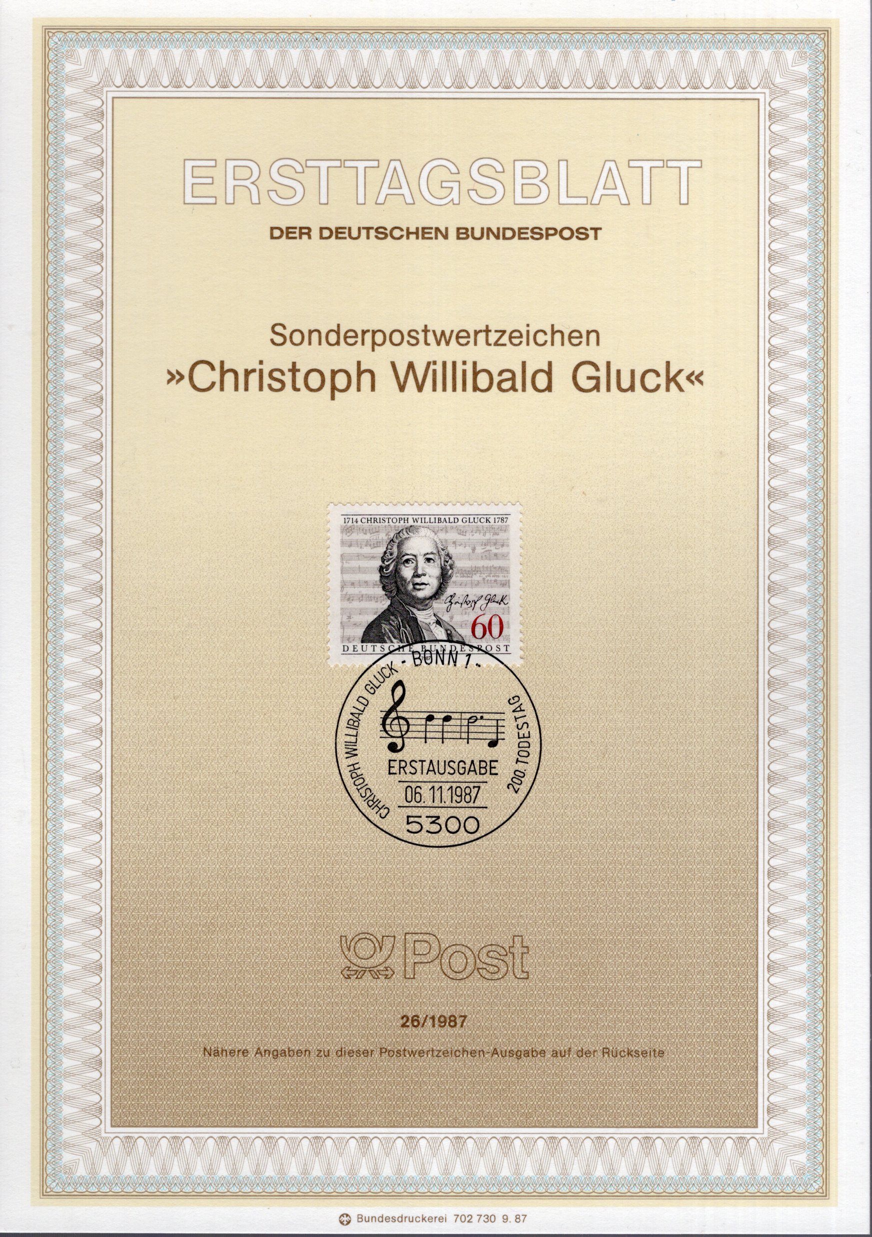 200. Todestag Christoph Willibald Gluck