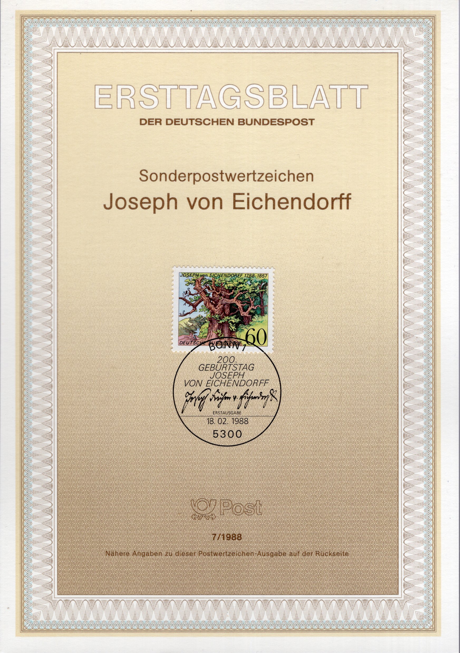 200. Geburtstag Joseph von Eichendorff