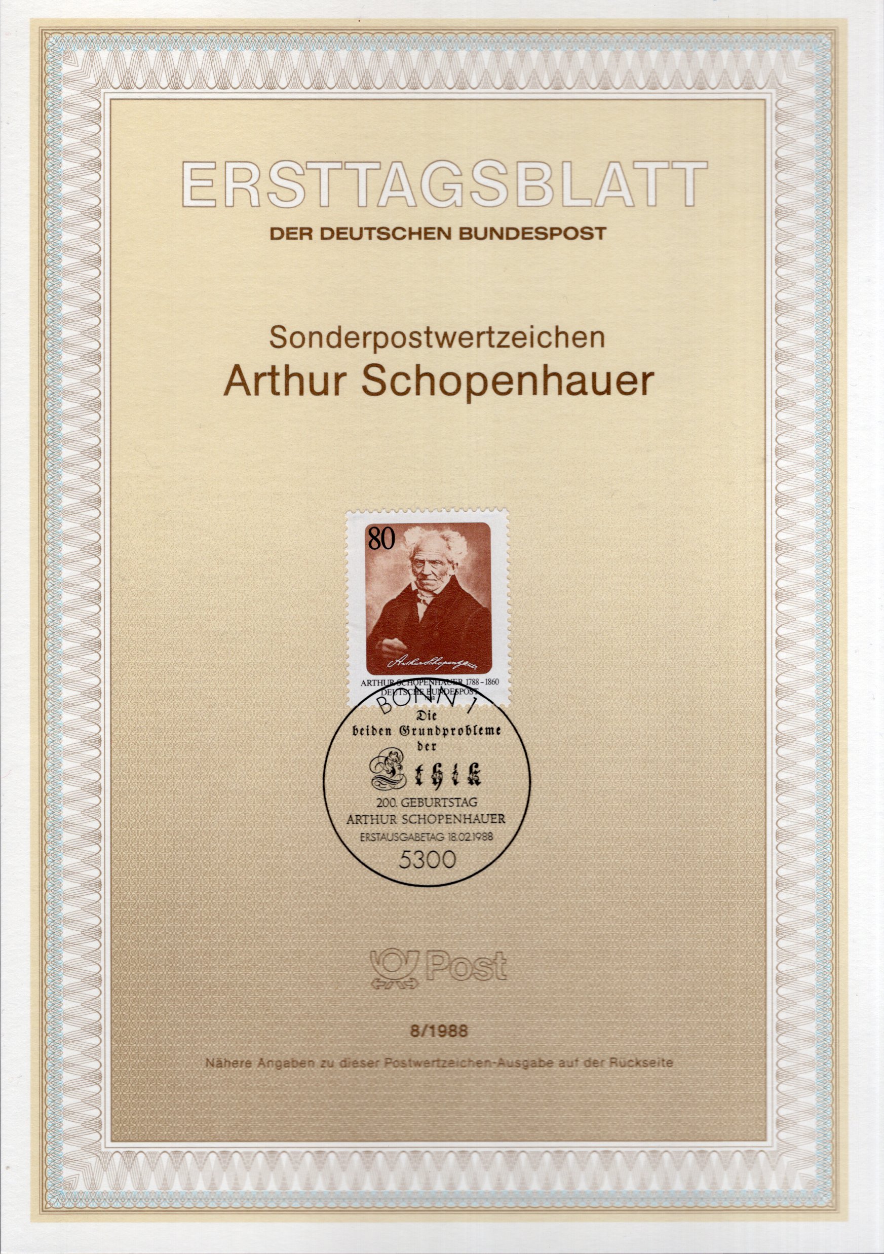 200. Geburtstag Arthur Schopenhauer