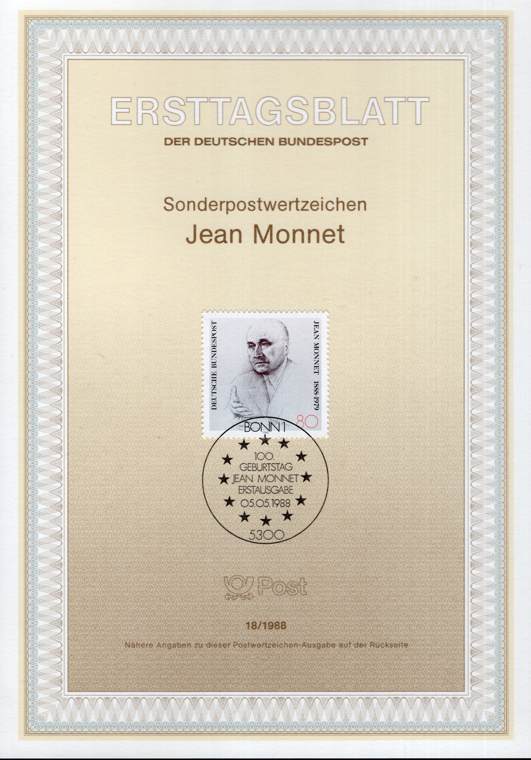 100. Geburtstag Jean Monnet